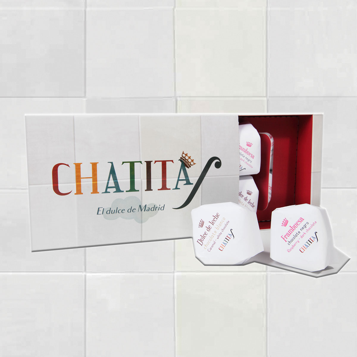 Caja Deluxe Chatitas (4 unidades): Dúo de Sabores Selección